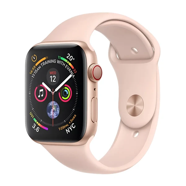 б/в Apple Watch Series 4, 44mm GPS Gold Aluminum Case Pink Sand Sport Band (MU6F2) у Рівному
