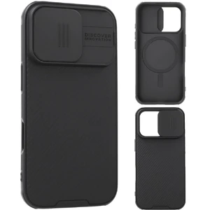 Черный магнитный чехол Nillkin CamShield Pro для iPhone 16 Pro - Фото 6
