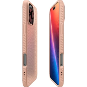 Розовый чехол Spigen Liquid Air для iPhone 16 Pro - Фото 4