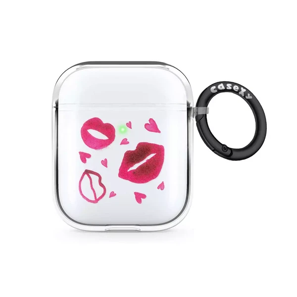 Чохол Casexy Lips And Hearts Case для AirPods 1 | 2