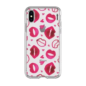 Чехол Casexy Lips and Hearts для iPhone X | XS  - Фото 1