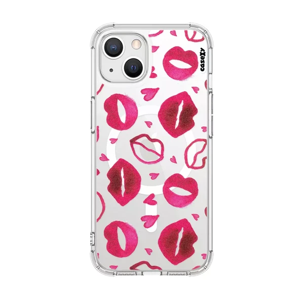 Чехол Casexy Lips and Hearts MagSafe для iPhone 14 Plus в Сумах