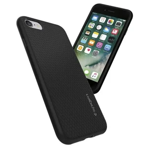 Чохол Spigen Liquid Air Armor Black для iPhone SE 3 | SE 2 | 8 | 7 - Фото 7