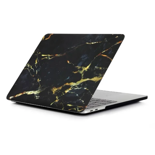 Мармуровий чохол iLoungeMax Marble Black | Yellow для MacBook Air 13" (M1 | 2020 | 2019 | 2018) у Дніпрі