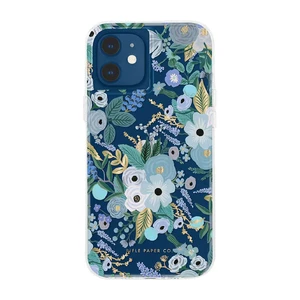 Прозрачный чехол Case-Mate Rifle Paper Co. Party Blue для iPhone 12 mini CM043616 - Фото 1