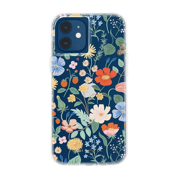 Прозорий чохол Case-Mate Rifle Paper Co. Strawberry Fields для iPhone 12 mini в Чернівцях