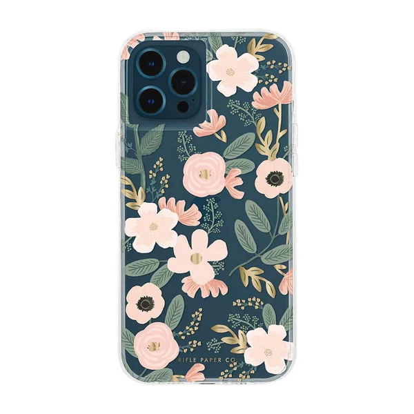 Прозрачный чехол Case-Mate Rifle Paper Co. Wild Flowers для iPhone 12 Pro Max