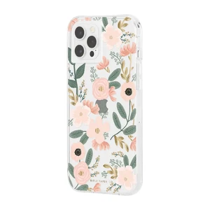 Прозрачный чехол Case-Mate Rifle Paper Co. Wild Flowers для iPhone 12 Pro Max - Фото 2