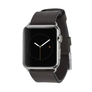 Шкіряний ремінець Case-Mate Signature Leather Band Black для Apple Watch Ultra 49mm | 45mm | 44mm | 42mm