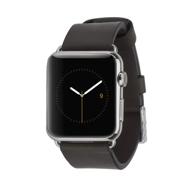 Шкіряний ремінець Case-Mate Signature Leather Band Black для Apple Watch Ultra 49mm | 45mm | 44mm | 42mm в Мукачеві