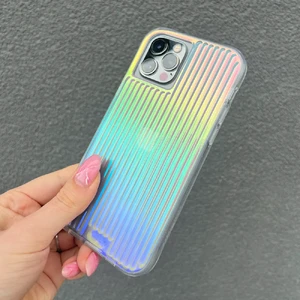 Противоударный чехол Case-Mate Tough Groove Iridescent для iPhone 11 Pro - Фото 3
