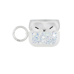 Блискучий силіконовий чохол з карабіном Case-Mate Twinkle Stardust для AirPods Pro - Фото 2