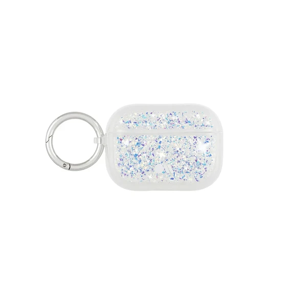Блискучий силіконовий чохол з карабіном Case-Mate Twinkle Stardust для AirPods Pro у Кропивницькому