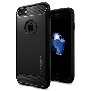 Чехол Spigen Rugged Armor Black для iPhone 7 | 8 042CS20441 - Фото 1