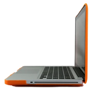 Оранжевый пластиковый чехол iLoungeMax Soft Touch для MacBook Pro 15.4" - Фото 3