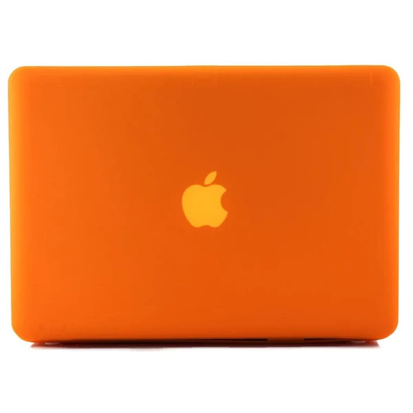 Оранжевый пластиковый чехол iLoungeMax Soft Touch для MacBook Pro 15.4"