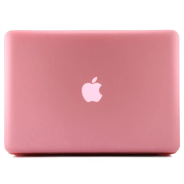 Розовый пластиковый чехол iLoungeMax Soft Touch для MacBook Pro 15.4"