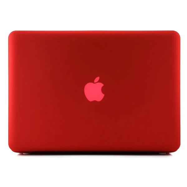Красный пластиковый чехол iLoungeMax Soft Touch для MacBook Pro 15.4"