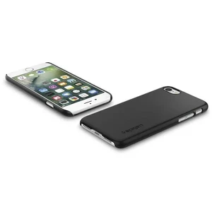 Чохол Spigen Thin Fit Black для iPhone SE 3 | SE 2 | 8 | 7 - Фото 8