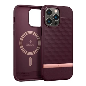 Захисний чохол Caseology Parallax Mag MagSafe Burgundy для iPhone 14 Pro