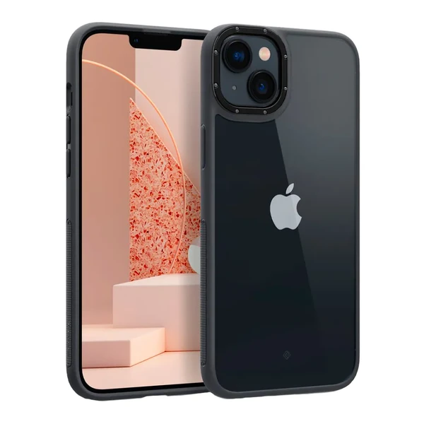 Прозорий чохол Caseology Skyfall Matte Black для iPhone 14 Plus Matte у Хмельницькому