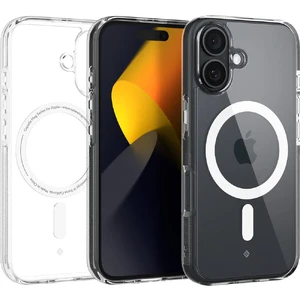 Прозорий білий чохол Spigen Caseology Capella Mag для iPhone 16 810083835501 - Фото 1