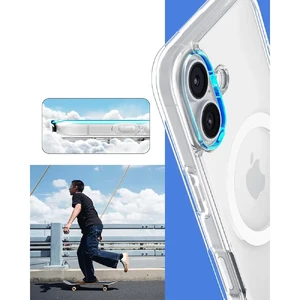 Прозорий білий чохол Spigen Caseology Capella Mag для iPhone 16 - Фото 12