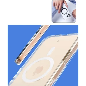 Прозрачный белый чехол Spigen Caseology Capella Mag для iPhone 16 Pro - Фото 9