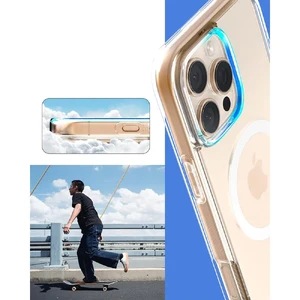 Прозрачный белый чехол Spigen Caseology Capella Mag для iPhone 16 Pro - Фото 12