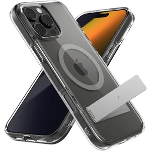 Прозрачный серый чехол Spigen Caseology Capella MagSafe KickStand для iPhone 16 Pro - Фото 7