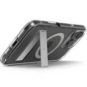 Прозрачный серый чехол Spigen Caseology Capella MagSafe KickStand для iPhone 16 Pro - Фото 8