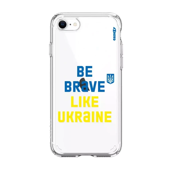 Чехол Casexy UltraXy Be Brave Like Ukraine для iPhone SE 3 | SE 2 | 8 | 7