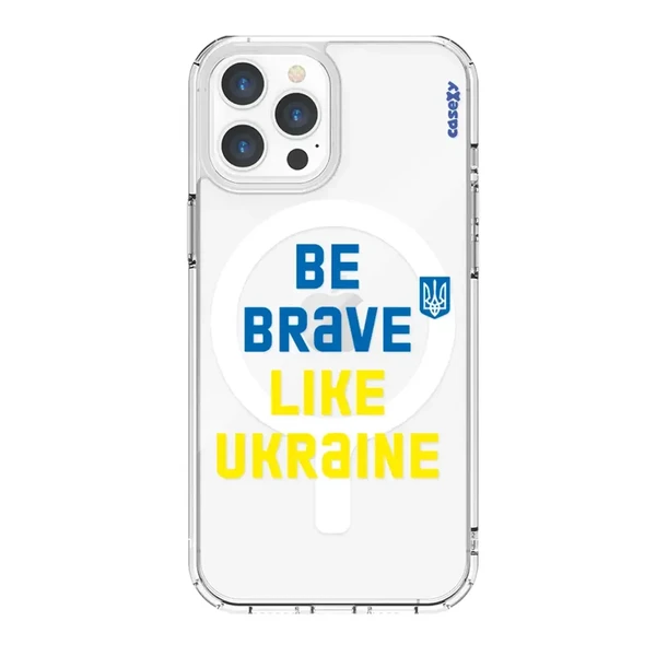 Чохол Casexy UltraXy Be Brave Like Ukraine MagSafe для iPhone 12 | 12 Pro