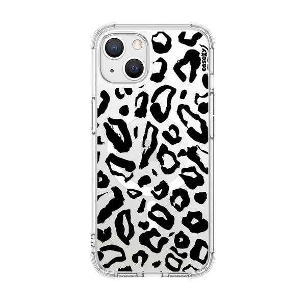 Чохол Casexy UltraXy Clear Leopard MagSafe для iPhone 14 | 13