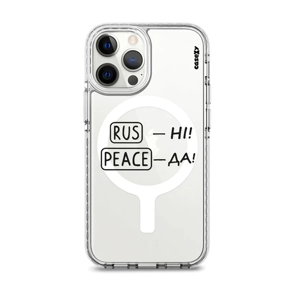 Чохол Casexy UltraXy RUS—NI PEACE—DA MagSafe для iPhone 13 Pro Max