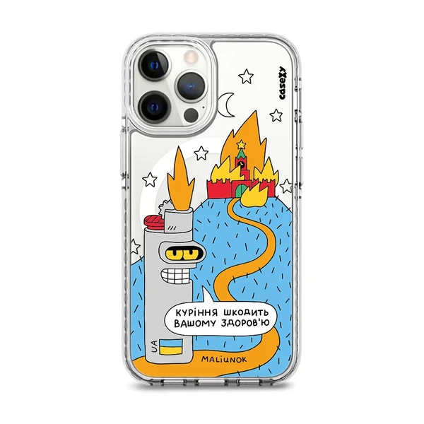 Чехол Casexy UltraXy UA Bender Burns MagSafe для iPhone 13 Pro Max