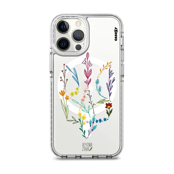 Чехол Casexy UltraXy UA Flowers MagSafe для iPhone 13 Pro Max