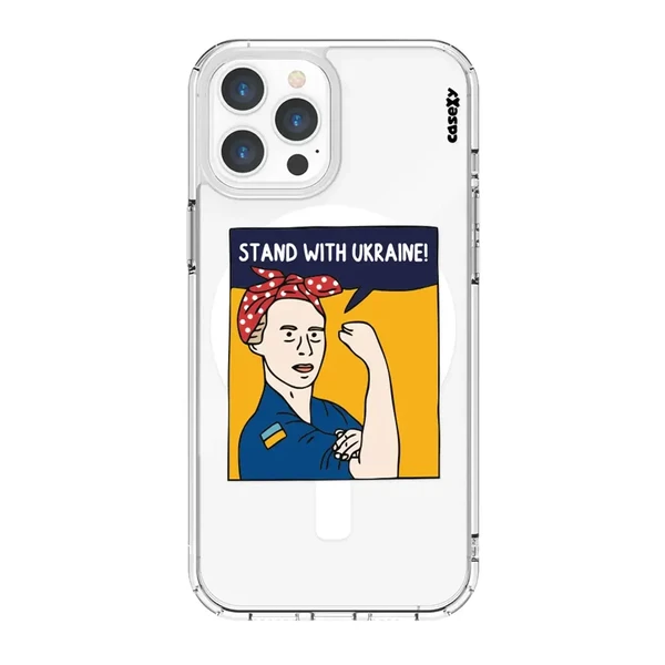 Чохол Casexy UltraXy UA Stand With Ukraine! MagSafe для iPhone 12 | 12 Pro