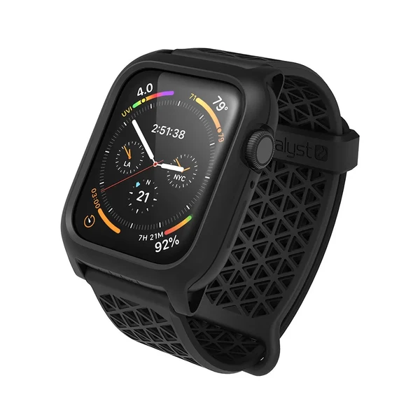 Протиударний чохол-ремінець Catalyst Impact Protection Stealth Black для Apple Watch 44mm SE 2 | SE | 6 | 5 | 4