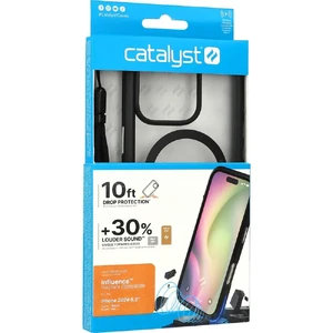 Прозорий чорний чохол Catalyst Influence Case Mag для iPhone 16 Pro Max - Фото 7