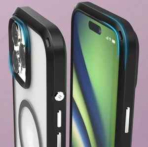 Прозорий чорний чохол Catalyst Influence Case Mag для iPhone 16 Pro Max - Фото 3