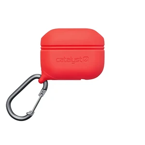 Протиударний водонепроникний чохол з карабіном Catalyst Waterproof Case Red для AirPods Pro