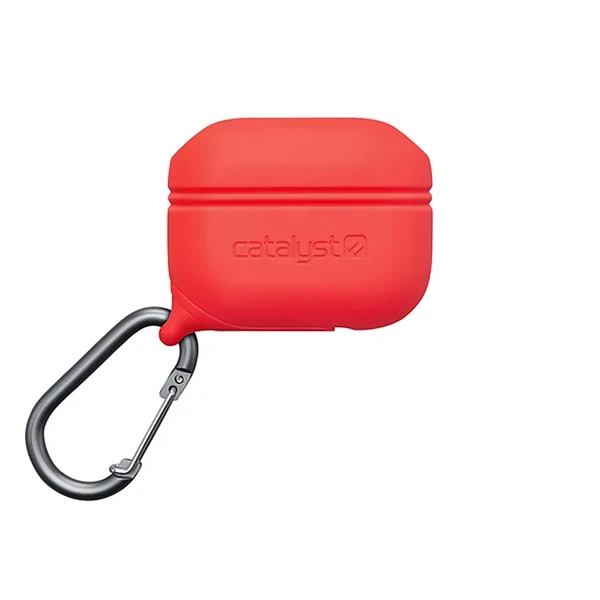 Протиударний водонепроникний чохол з карабіном Catalyst Waterproof Case Red для AirPods Pro