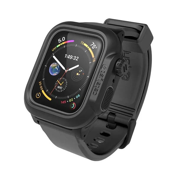 Протиударний чохол-ремінець Catalyst Waterproof Case Space Gray для Apple Watch 44mm SE 2 | SE | 6 | 5 | 4