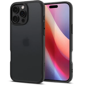 Півпрозорий чорний чохол Spigen Ultra Hybrid для iPhone 16 Pro Max - Фото 4
