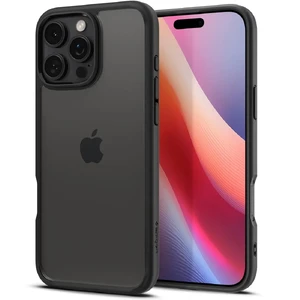Прозорий чорний чохол Spigen Ultra Hybrid для iPhone 16 Pro - Фото 9