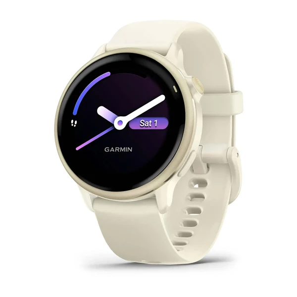 Смарт-годинник Garmin Vivoactive 6 Lunar Gold With Bone Band 42mm