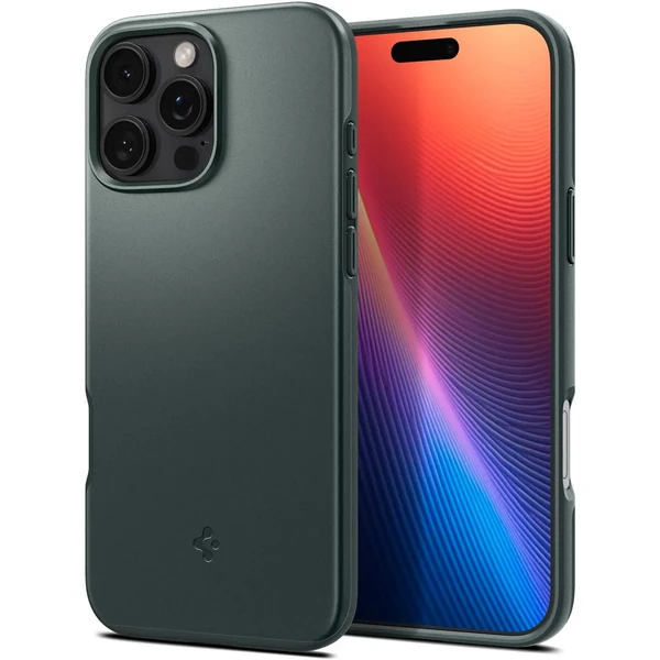 Зелений чохол Spigen Thin Fit Mag для iPhone 16 Pro Max