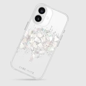 Прозрачный чехол с перламутром Case-Mate Karat MagSafe для iPhone 16 - Фото 10