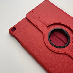 Красный кожаный чехол iLoungeMax Magnetic 360 для iPad Air | 9.7" (2017 | 2018) - Фото 4